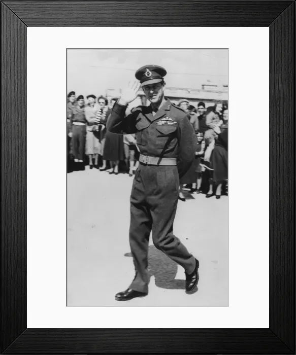 Framed Print : The Duke of Edinburgh touring army units in Malta Framed Print : The Duke of Edinburgh touring army units in Malta