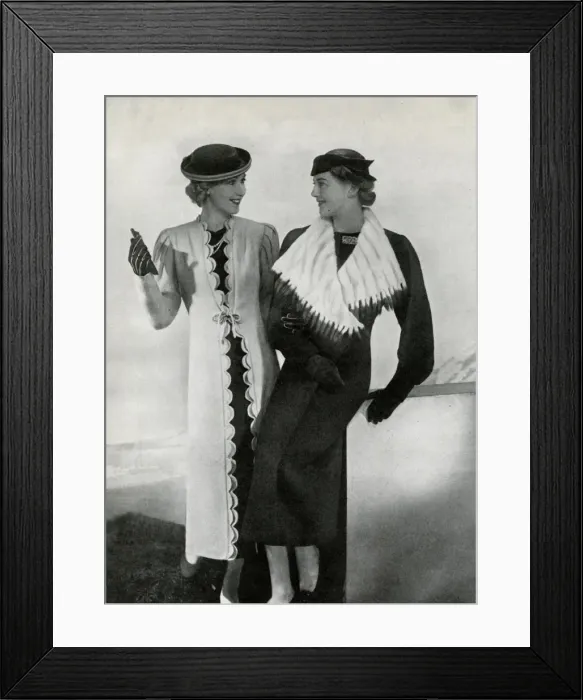 Framed Print : Womens coats 1937 Framed Print : Womens coats 1937