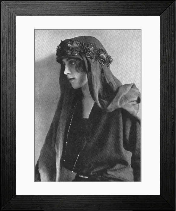 Framed Print : Lady Loughborough as Weeping Willow - Elspeth Phelps