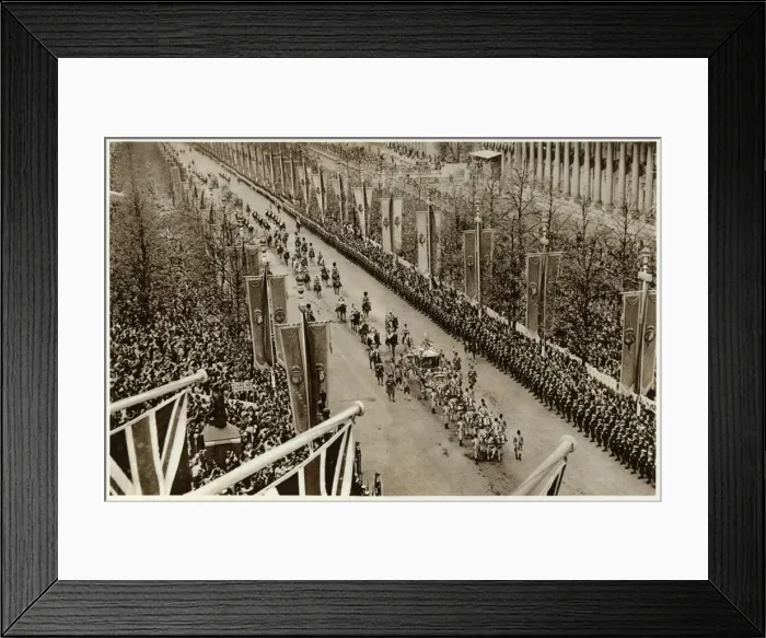 Framed Print : Coronation procession, King George VI of England 1937 Framed Print : Coronation procession, King George VI of England 1937