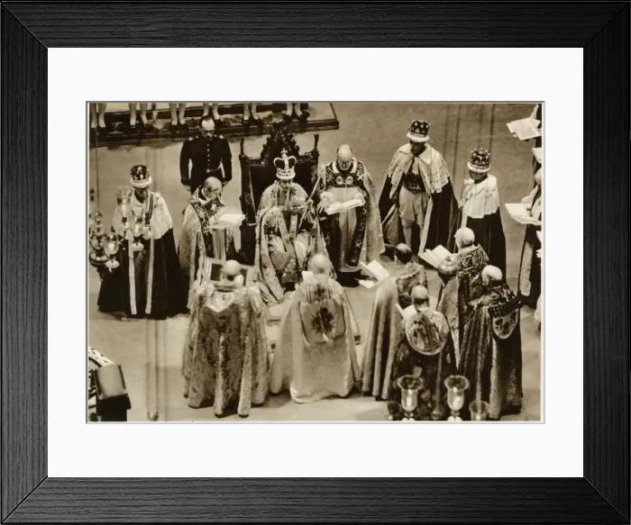 Framed Print : Coronation of King George VI 1937 Framed Print : Coronation of King George VI 1937