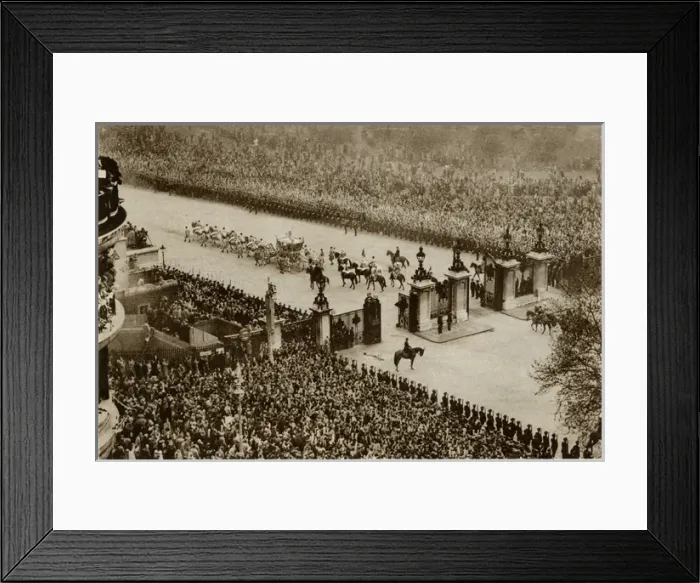 Framed Print : Coronation - King George VI, Hyde Park 1937 Framed Print : Coronation - King George VI, Hyde Park 1937