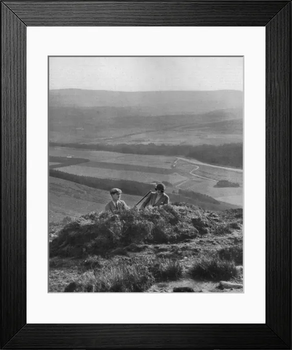 Framed Print : Shooting at Kyllachy, 1925 Framed Print : Shooting at Kyllachy, 1925