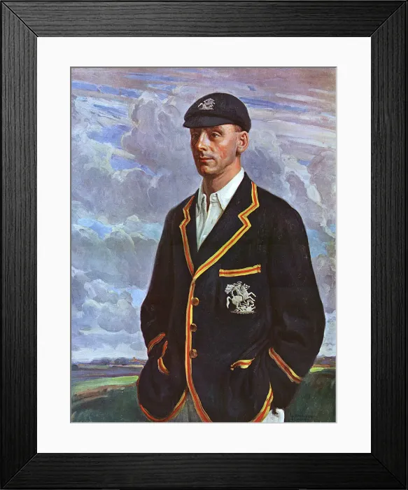 Framed Print : Jack Hobbs by Smithson Broadhead