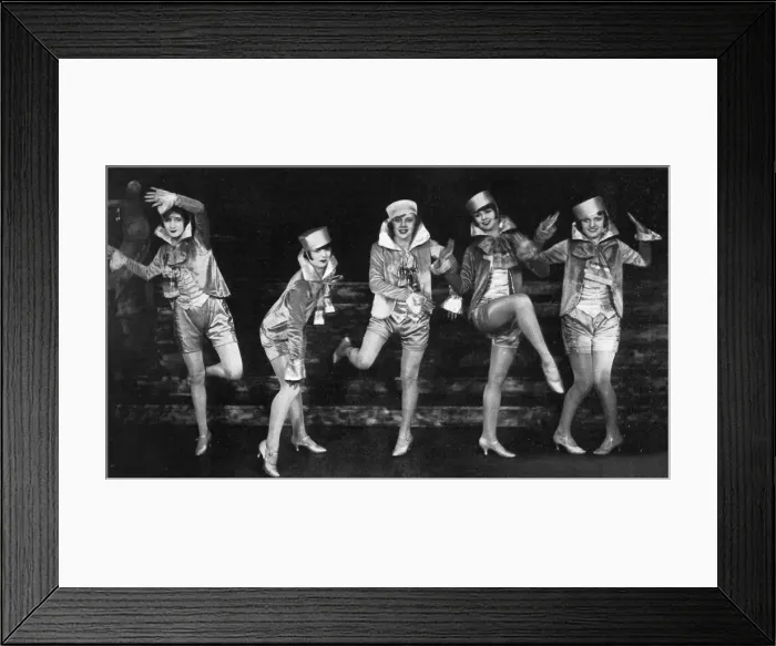 Framed Print : The Midnight Follies cabaret - the charleston Framed Print : The Midnight Follies cabaret - the charleston