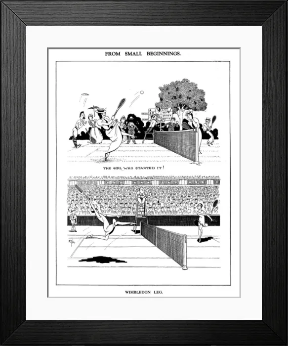 Framed Print : From Small Beginnings - the Wimbledon Leg by Fitz Framed Print : From Small Beginnings - the Wimbledon Leg by Fitz