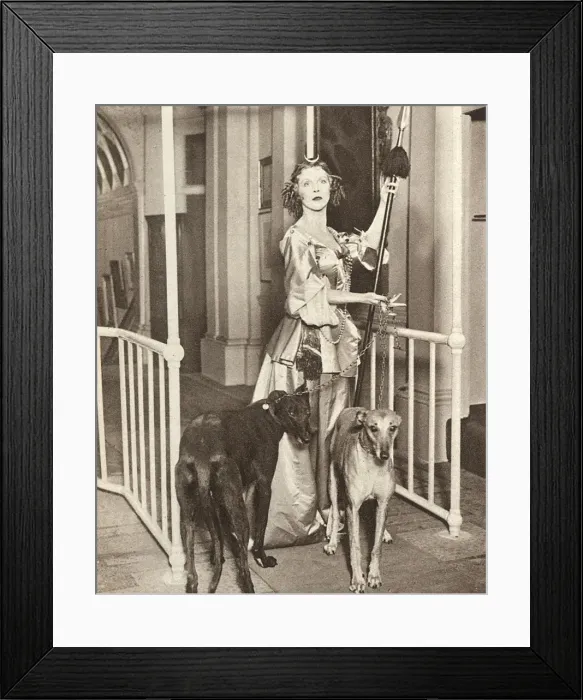 Framed Print : Lady Diana Cooper in The Sketch Framed Print : Lady Diana Cooper in The Sketch
