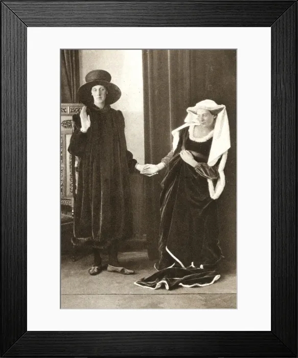 Framed Print : Mrs Spencer-Watson and Miss Mary Spencer-Watson