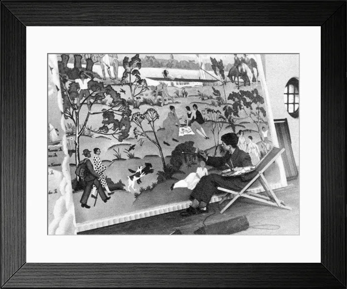 Framed Print : Photo of Stephen Bone in the Sketch Framed Print : Photo of Stephen Bone in the Sketch