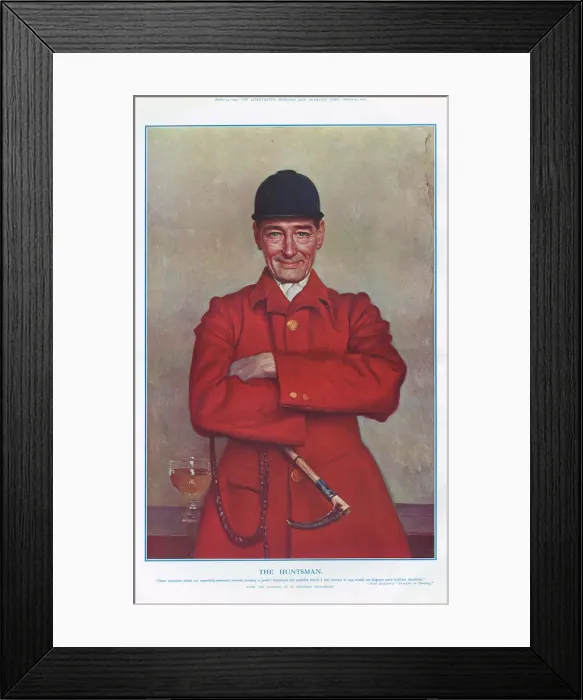 Framed Print : The Huntsman, painting by W Smithson Broadhead Framed Print : The Huntsman, painting by W Smithson Broadhead