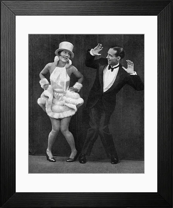 Framed Print : Photo of Miss Billie Shaw and Mr Barrie Oliver Framed Print : Photo of Miss Billie Shaw and Mr Barrie Oliver