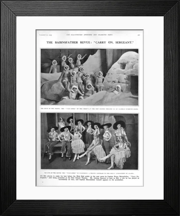 Framed Print : Photo of Carry on, Sergeant by Captain Bruce Bairnsfather Framed Print : Photo of Carry on, Sergeant by Captain Bruce Bairnsfather