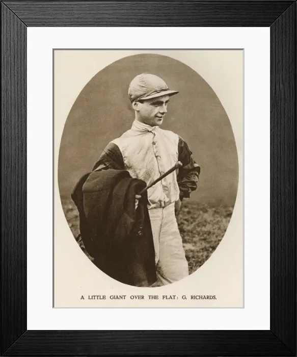 Framed Print : Photo of Champion Jockey Gordon Richards Framed Print : Photo of Champion Jockey Gordon Richards