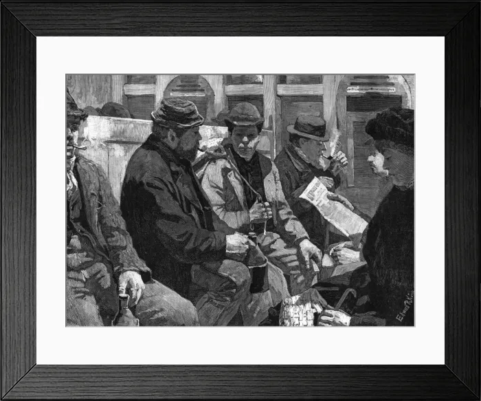 Framed Print : The Workmans Train Framed Print : The Workmans Train
