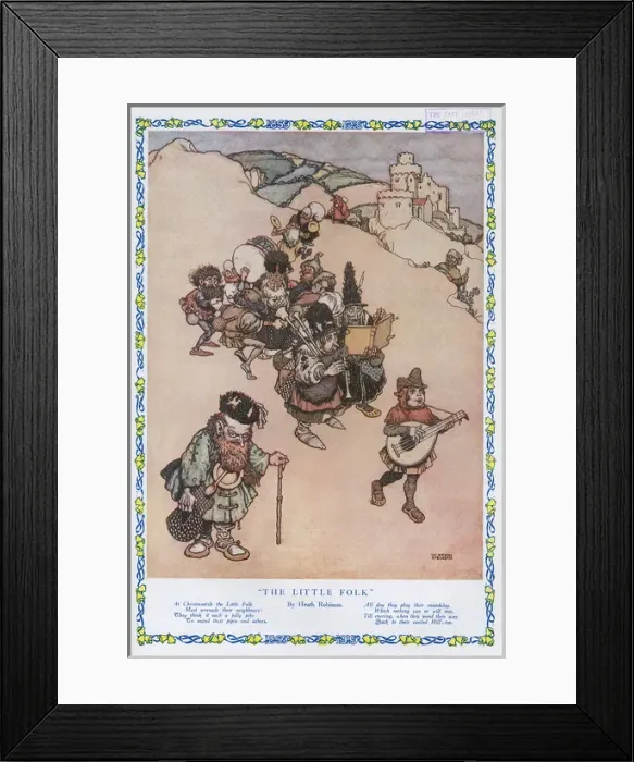 Framed Print : The Little Folk by William Heath Robinson