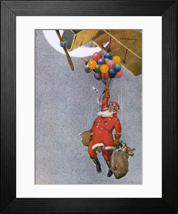 Framed Print : How King Christmas Comes by C. E. Bernard Framed Print : How King Christmas Comes by C. E. Bernard
