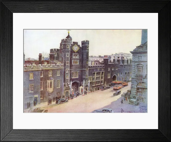 Framed Print : St. Jamess Palace - Court of St. James s Framed Print : St. Jamess Palace - Court of St. James s