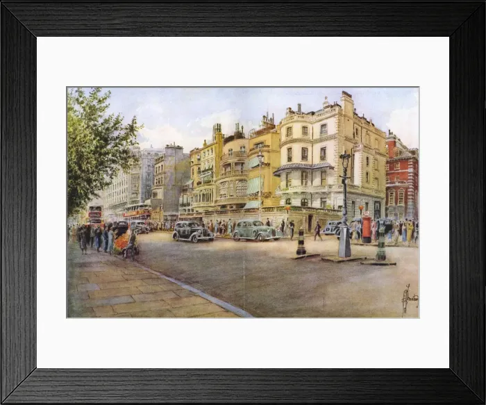 Framed Print : Park Lane in 1938 Framed Print : Park Lane in 1938