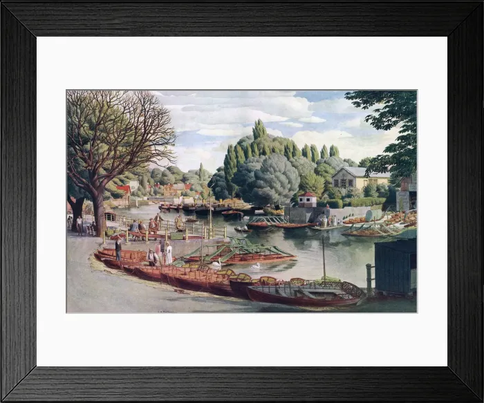 Framed Print : Eel Pie Island from Twickenham Framed Print : Eel Pie Island from Twickenham
