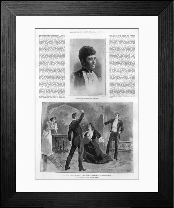 Framed Print : ILN - Duchess of Sutherland