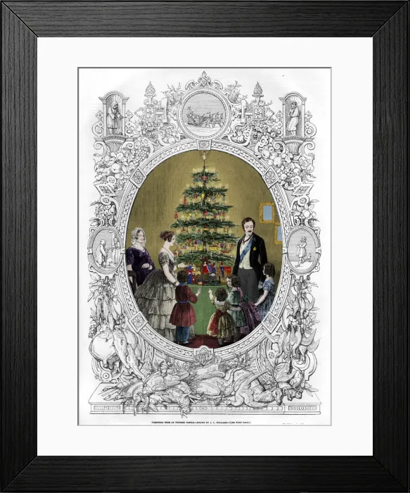 Framed Print : Queen Victorias Christmas tree Framed Print : Queen Victorias Christmas tree