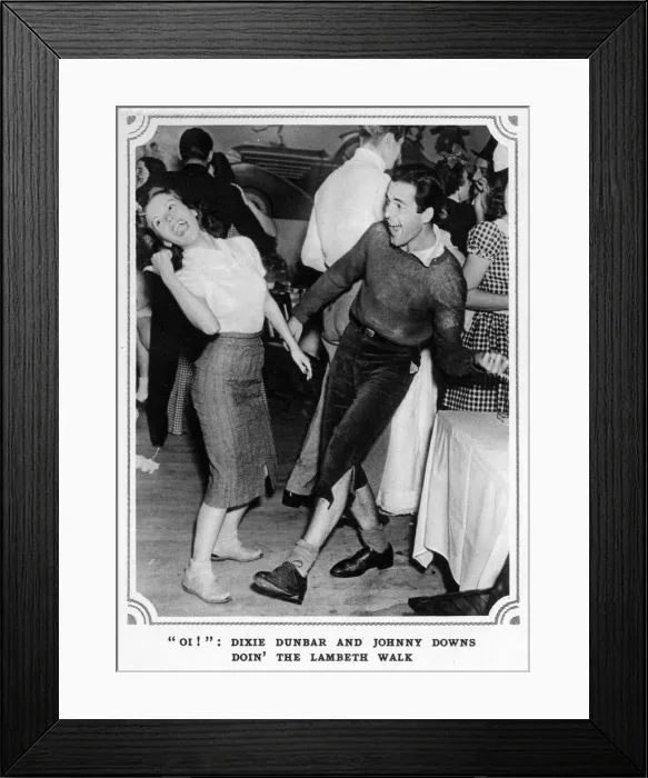 Framed Print : Doing the Lambeth Walk in Hollywood, 1938