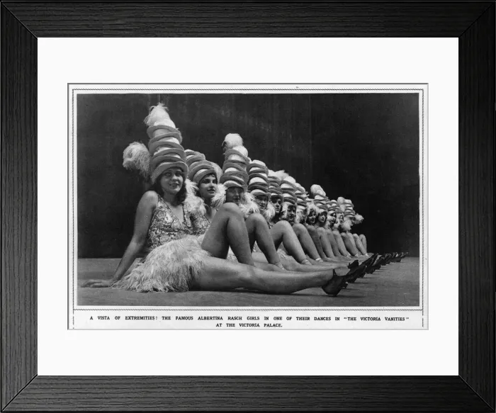 Framed Print : A Vista of Extremities, the famous Albertina Rasch Girls Framed Print : A Vista of Extremities, the famous Albertina Rasch Girls