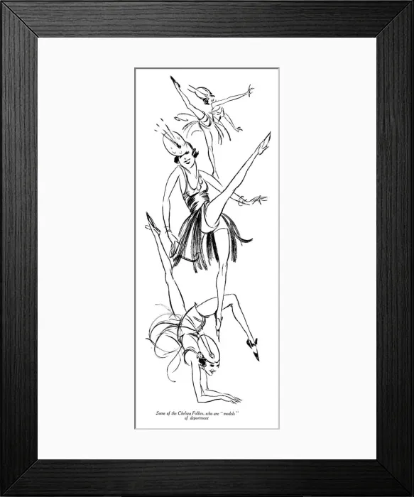 Framed Print : Chelsea Follies at the Victoria Palace Theatre, 1930