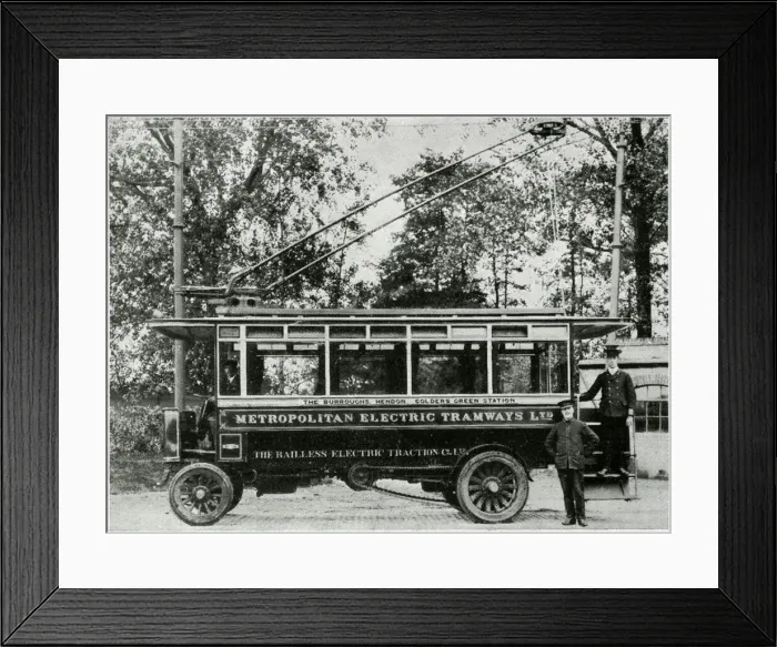 Framed Print : Metropolitan Electric Tramways Ltd 1909 Framed Print : Metropolitan Electric Tramways Ltd 1909