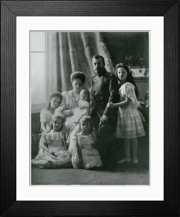 Framed Print : Nicholas II and his family 1905