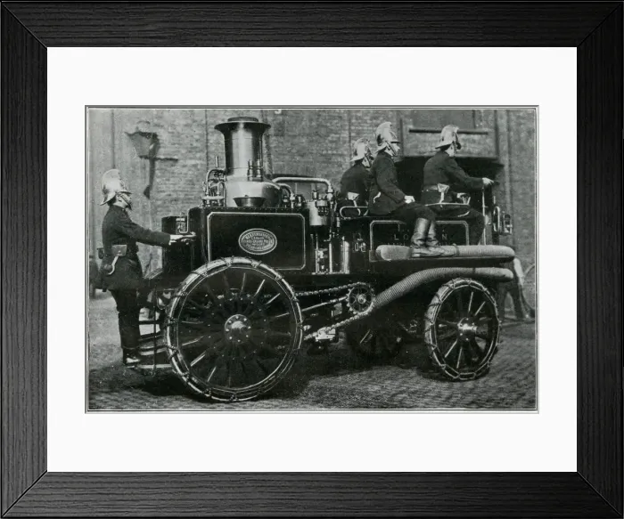 Framed Print : Merryweather fire-engine 1905 Framed Print : Merryweather fire-engine 1905