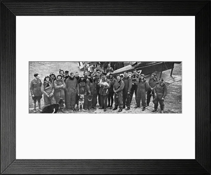 Framed Print : Pilots of the Royal Air Force Scouting Squadron Framed Print : Pilots of the Royal Air Force Scouting Squadron