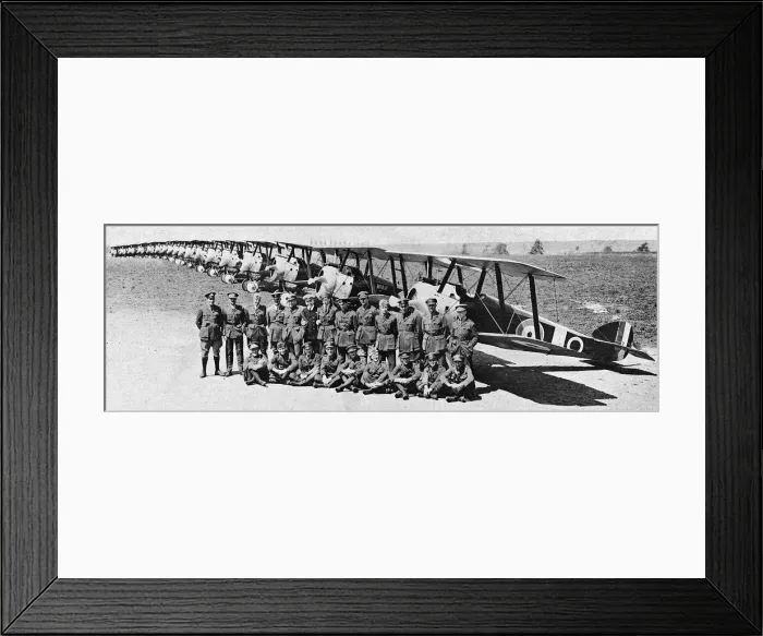 Framed Print : Officers of the Royal Air Force Squadron (Canadian)