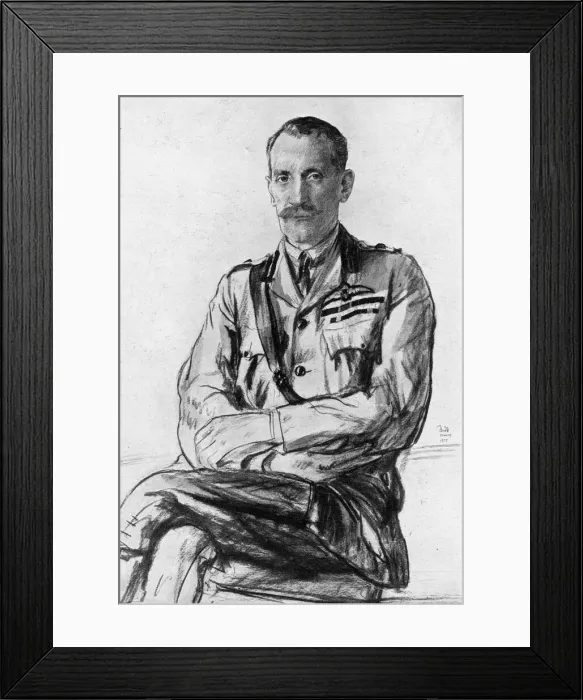 Framed Print : Major-General Hugh Montague Trenchard, DSO