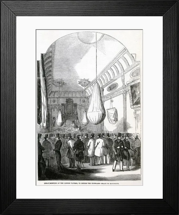 Framed Print : Meeting opposing the grant to Maynooth Framed Print : Meeting opposing the grant to Maynooth