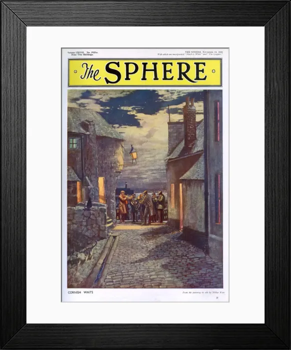 Framed Print : Cornish Waits