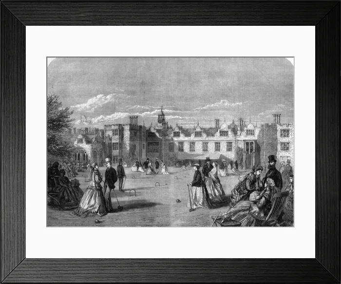 Framed Print : Prince and Princess of Wales visit Knole, Kent, 1866 Prince Framed Print : Prince and Princess of Wales visit Knole, Kent, 1866 Prince