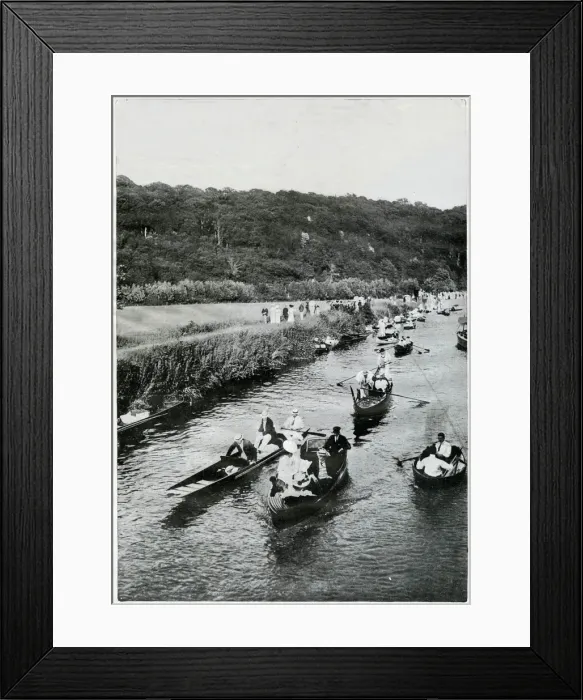 Framed Print : Thames Season: Some Popular River Craft 1905 Framed Print : Thames Season: Some Popular River Craft 1905