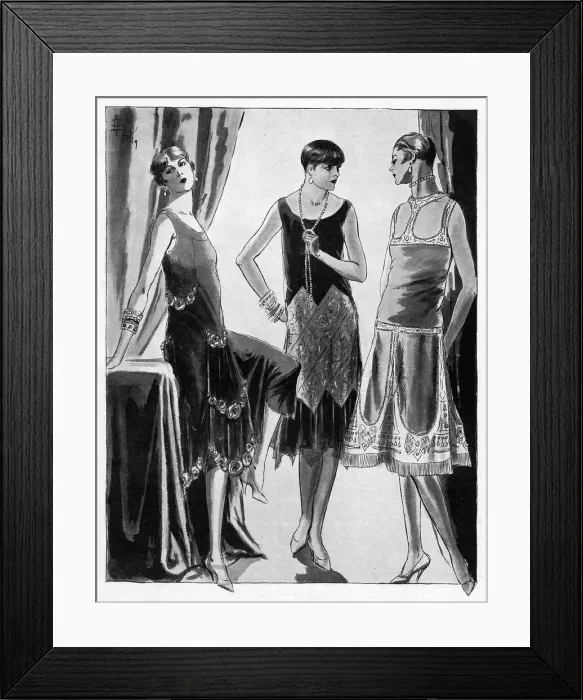Framed Print : Fashions for Monte Carlo, 1925 Framed Print : Fashions for Monte Carlo, 1925
