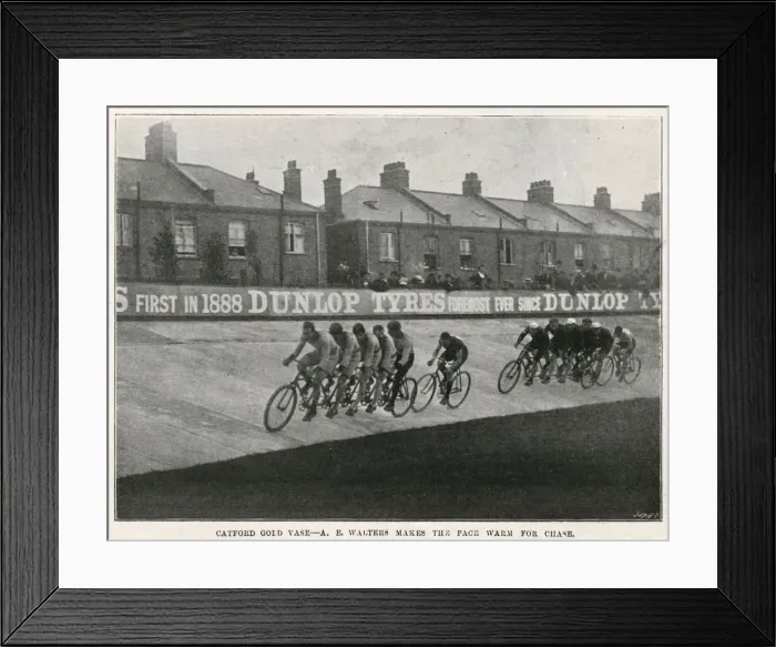 Framed Print : Catford Gold Vase - cycling event 1897 Framed Print : Catford Gold Vase - cycling event 1897
