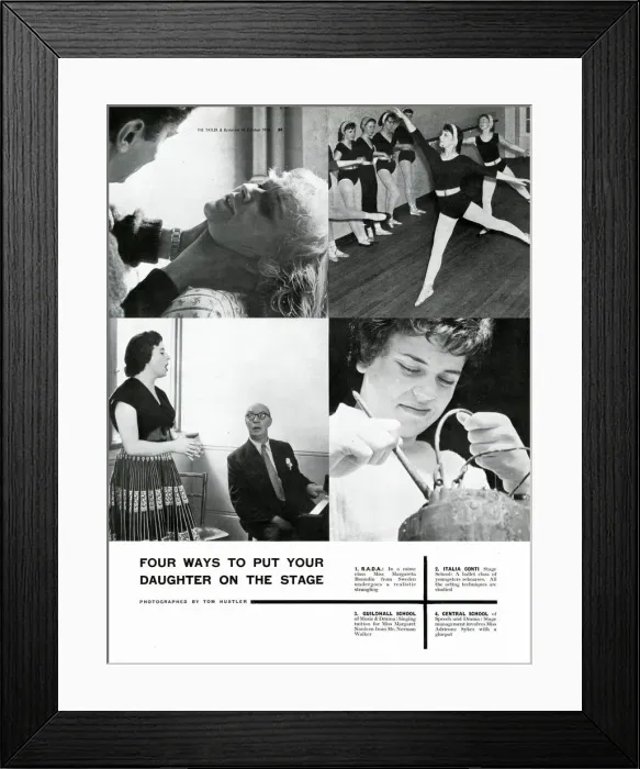 Framed Print : Four Ways to Put Your Daughter on the Stage