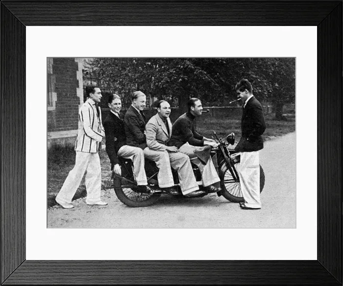 Framed Print : Cambridge students wearing Oxford bags Framed Print : Cambridge students wearing Oxford bags