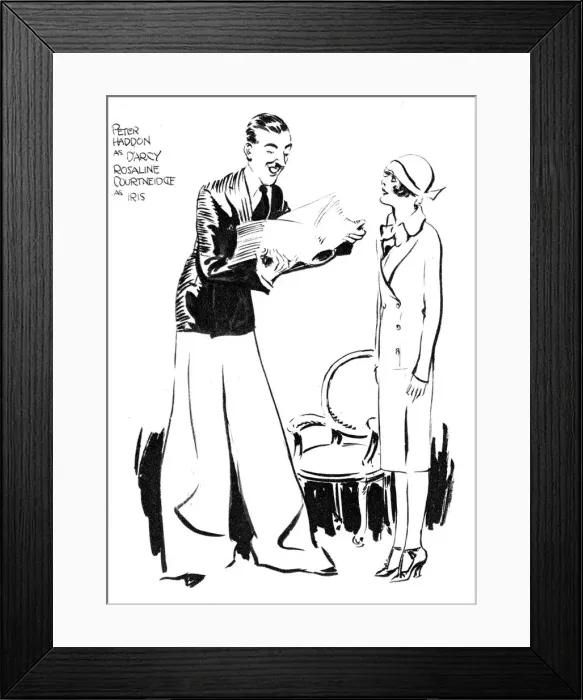 Framed Print : Cartoon of Oxford bags, 1925
