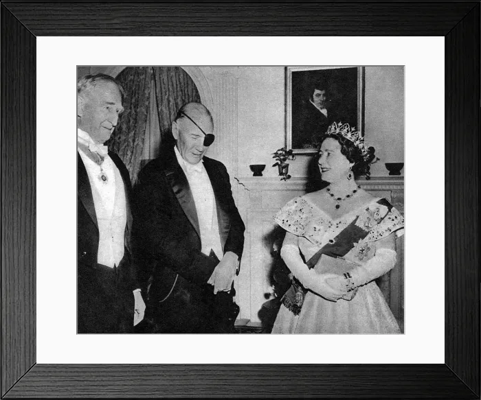 Framed Print : Queen Mother at the English Speaking Union Dinner, New York Framed Print : Queen Mother at the English Speaking Union Dinner, New York