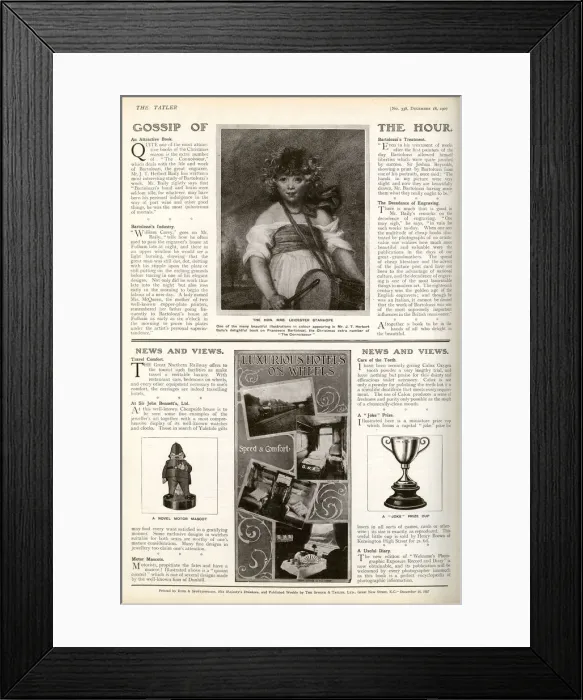 Framed Print : Luxurious Hotels on Wheels, G. N. R. ad, 1907 Framed Print : Luxurious Hotels on Wheels, G. N. R. ad, 1907