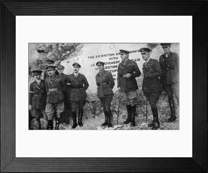 Framed Print : The conqueror of Palestine at Beyrout(Beirut), 1919 Framed Print : The conqueror of Palestine at Beyrout(Beirut), 1919