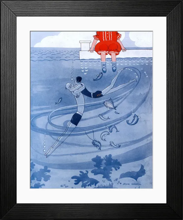 Framed Print : The Chaperon by Joyce Dennys Framed Print : The Chaperon by Joyce Dennys