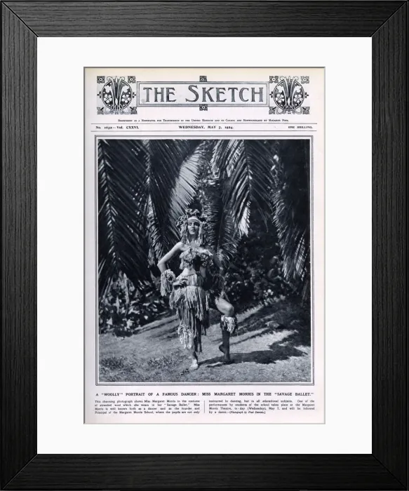 Framed Print : The Sketch cover - Margaret Morris Framed Print : The Sketch cover - Margaret Morris