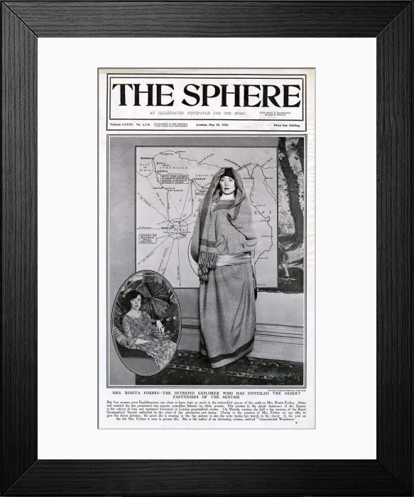 Framed Print : Sphere cover - Rosita Forbes Framed Print : Sphere cover - Rosita Forbes