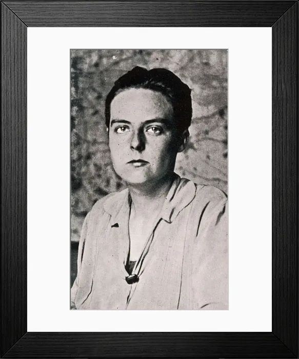 Framed Print : Miss Cotter Ludey, Managing Director of a London business